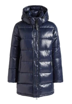 Khujo Wencke ShinyCappotto InvernaleDunkelblau Glänzend Donna Cappotti KH121U0YZ-K11 -Delem 33fb26f8f57f4b09a9c2ba1fa81dab41