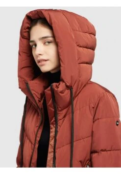 Khujo MikiaCappotto InvernaleRotbraun Donna Cappotti KH121U1AP-O11 -Delem 348daaab41804ccd8354129ab39d983b
