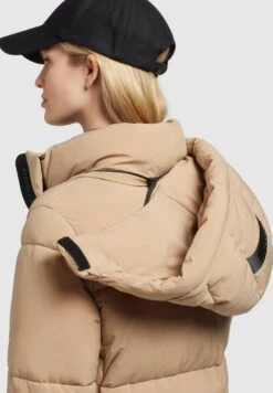 Khujo Mantel Lucia Matt - Cappotto Invernale - Beige -Delem 3492550460fb4d5aa328848a40b29b6e
