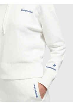 Khujo DaliaFelpa Con CappuccioNaturweiß Donna Felpe KH121J078-A11 -Delem 352cc296da004f9fb52b44e05d019251