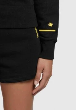 Khujo Dalia - Felpa Con Cappuccio - Schwarz -Delem 361c3617d5864f9c9eca8175587c5296