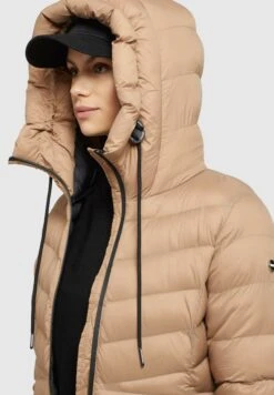 Khujo Ingram SoftCappotto InvernaleDunkelbeige Donna Cappotti KH121U13R-B11 -Delem 36249ca28c5b4d1cafa3ff761e9a8b2b