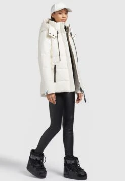 Khujo CineCappotto InvernaleNaturweiß Donna Cappotti KH121U1BT-A11 -Delem 36947e49f3824e359279b1a61791ca6d