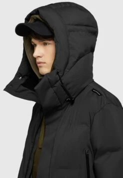 Khujo SlowCappotto InvernaleSchwarz Uomo Cappotti KH122T0DP-Q11 -Delem 37e9586b34b841daad9c3552a1c73be1