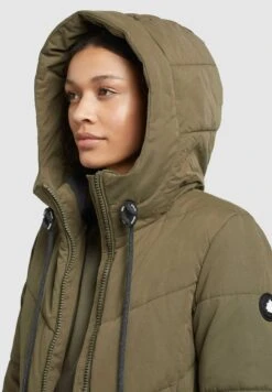 Khujo Aribay2 PeachedCappotto InvernaleKhaki Grün Donna Cappotti KH121U148-N11 -Delem 38d0502f32544aa2a93f4654ca708c14