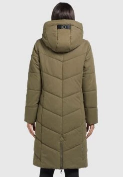 Khujo Aribay2 PeachedCappotto InvernaleKhaki Grün Donna Cappotti KH121U148-N11 -Delem 38e66ffa55964003b637b5b482eb3e93