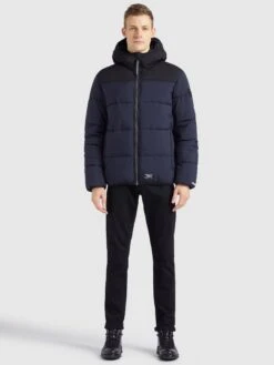 Khujo Uday - Giacca Invernale - Dunkelblau -Delem 39959464b582436694f38df2d2cd9f17