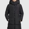 Khujo Jilias 3Cappotto InvernaleSchwarz Donna Cappotti KH121U14E-Q11