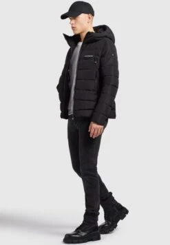 Khujo MilowGiacca InvernaleSchwarz Uomo Giacche KH122T0FL-Q11 -Delem 3c0d2df9bcfc4933a78b115439a4577e