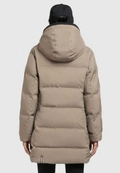 Khujo TanareCappotto InvernaleTaupe Donna Cappotti KH121U15W-B11 -Delem 3cd97064641a422ba974d1d2671f8751