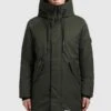 Khujo HantCappotto InvernaleDunkelgrün Uomo Cappotti KH122T0FY-M11