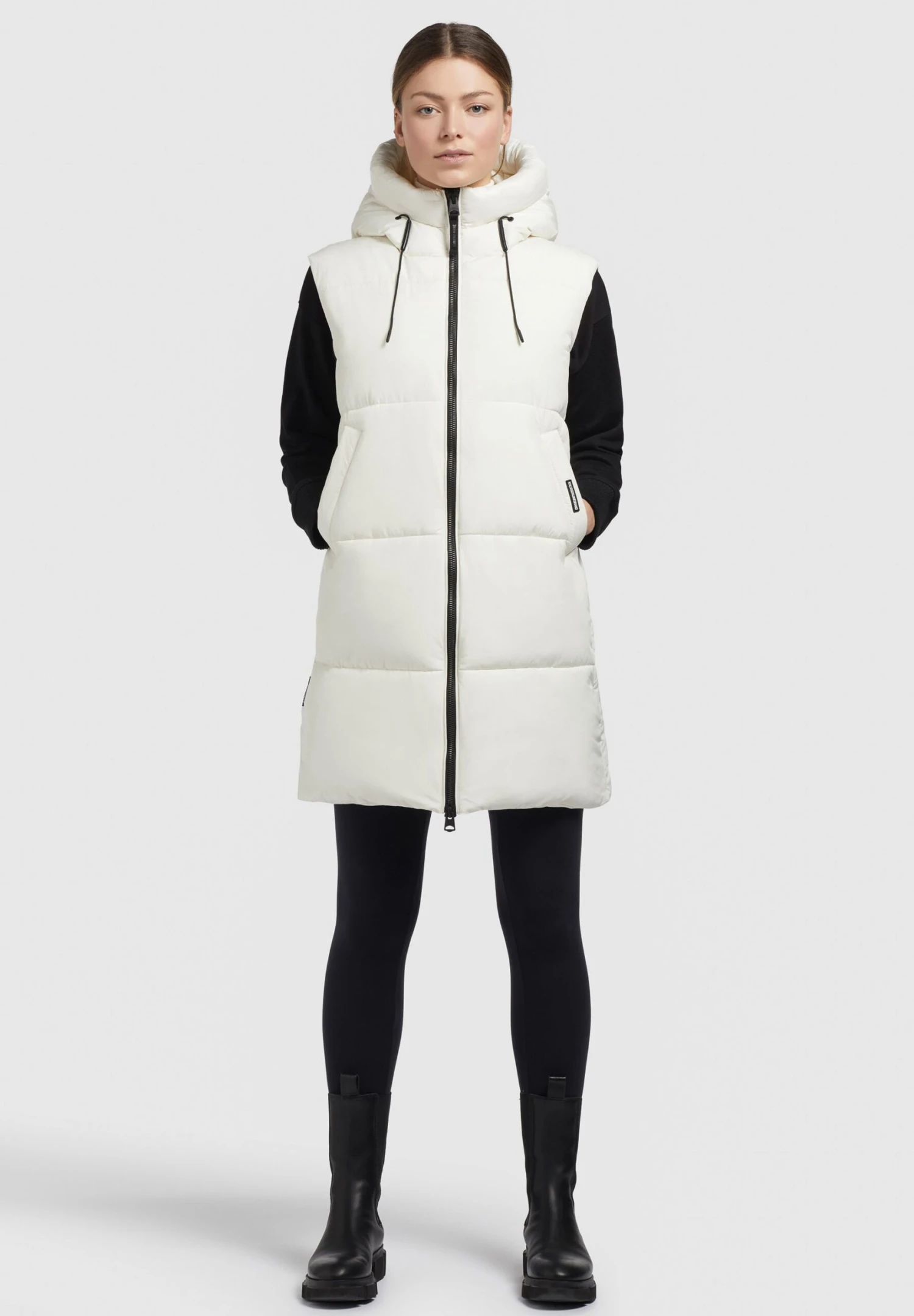 Khujo LynnSmanicatoNaturweiß Donna Giacche E Blazer KH121U1CD-A11 2 Khujo LynnSmanicatoNaturweiß Donna Giacche E Blazer KH121U1CD-A11 - immagine 2