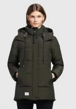 Khujo EuniceCappotto InvernaleDunkeloliv Donna Cappotti KH121U168-N11