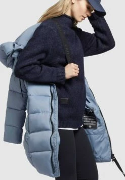 Khujo TuulaCappotto InvernaleHellblau Donna Cappotti KH121U166-K11 -Delem 3fc544d0a7b141cfbce1e327e46d9e43