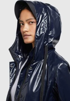 Khujo AleciaTrenchDunkelblau Donna Cappotti KH121U18A-K11 -Delem 4019e21d7224459d91517866efc89b82