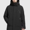 Khujo CloydCappotto InvernaleSchwarz Uomo Cappotti KH122T0DN-Q11