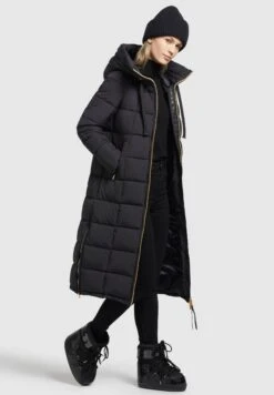 Khujo ArubaCappotto InvernaleSchwarz Donna Cappotti KH121U16H-Q11 -Delem 40add3df18864602bbab9f2d56ae185a