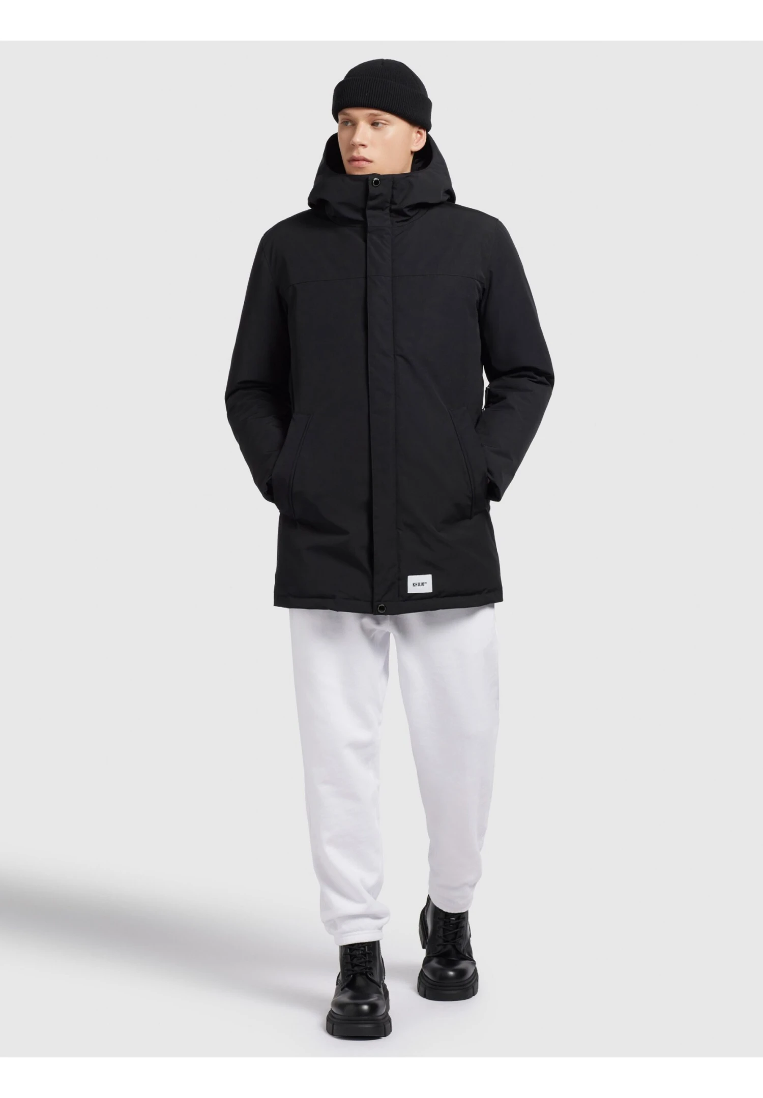 Khujo HannCappotto InvernaleSchwarz Uomo Cappotti KH122T0FG-Q11 2 Khujo HannCappotto InvernaleSchwarz Uomo Cappotti KH122T0FG-Q11 - immagine 2