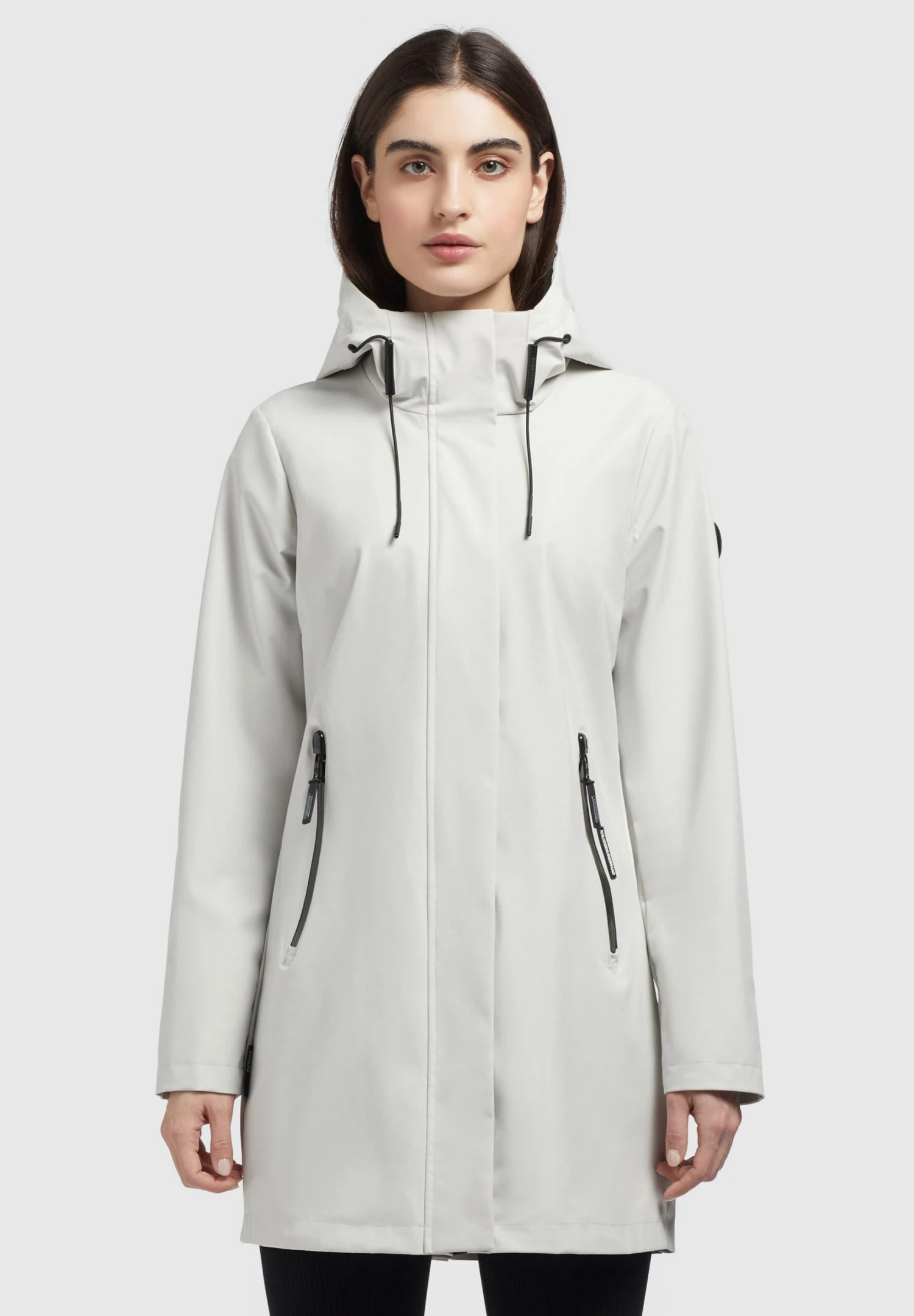 Khujo IzafImpermeabileHellgrau Donna Giacche E Blazer KH121U18R-C11 1 Khujo IzafImpermeabileHellgrau Donna Giacche E Blazer KH121U18R-C11