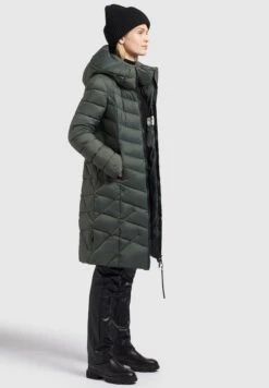 Khujo OdanaCappotto InvernaleOlivgrau Donna Cappotti KH121U1AD-N11 -Delem 41c6f876ac1c46cfb9b6aa5470eb3735