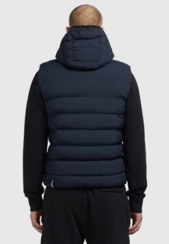 Khujo Weste Berd MattSmanicatoDunkelblau Uomo Giacche KH122T0G5-K11 -Delem 42e6c333b9314d79937e25bd3f56de9e