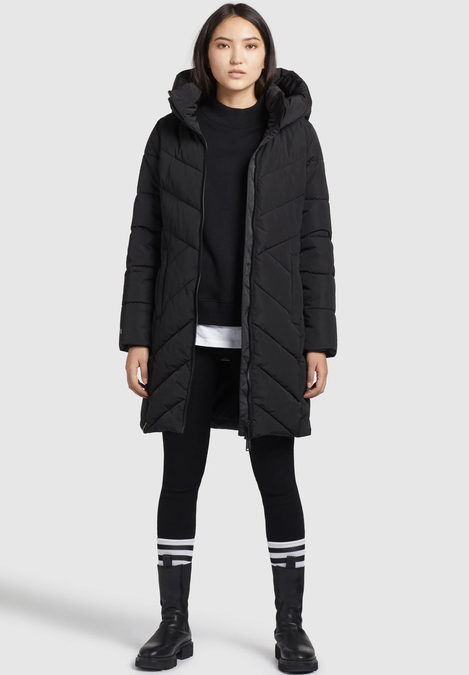 Khujo SuvaCappotto InvernaleSchwarz Donna Cappotti KH121U12O-Q11 2 Khujo SuvaCappotto InvernaleSchwarz Donna Cappotti KH121U12O-Q11 - immagine 2