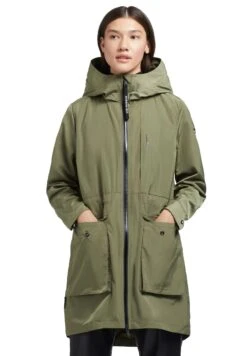 Khujo Mantel GingCappotto CortoOlivgrün Donna Cappotti KH121U18B-N11 -Delem 44c73baa3def484f90b94f70f764852d