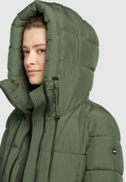 Khujo YoumaCappotto InvernaleOlivgrün Donna Cappotti KH121U153-N11 -Delem 4666edf672ac47d5b12eb5c7568347a5