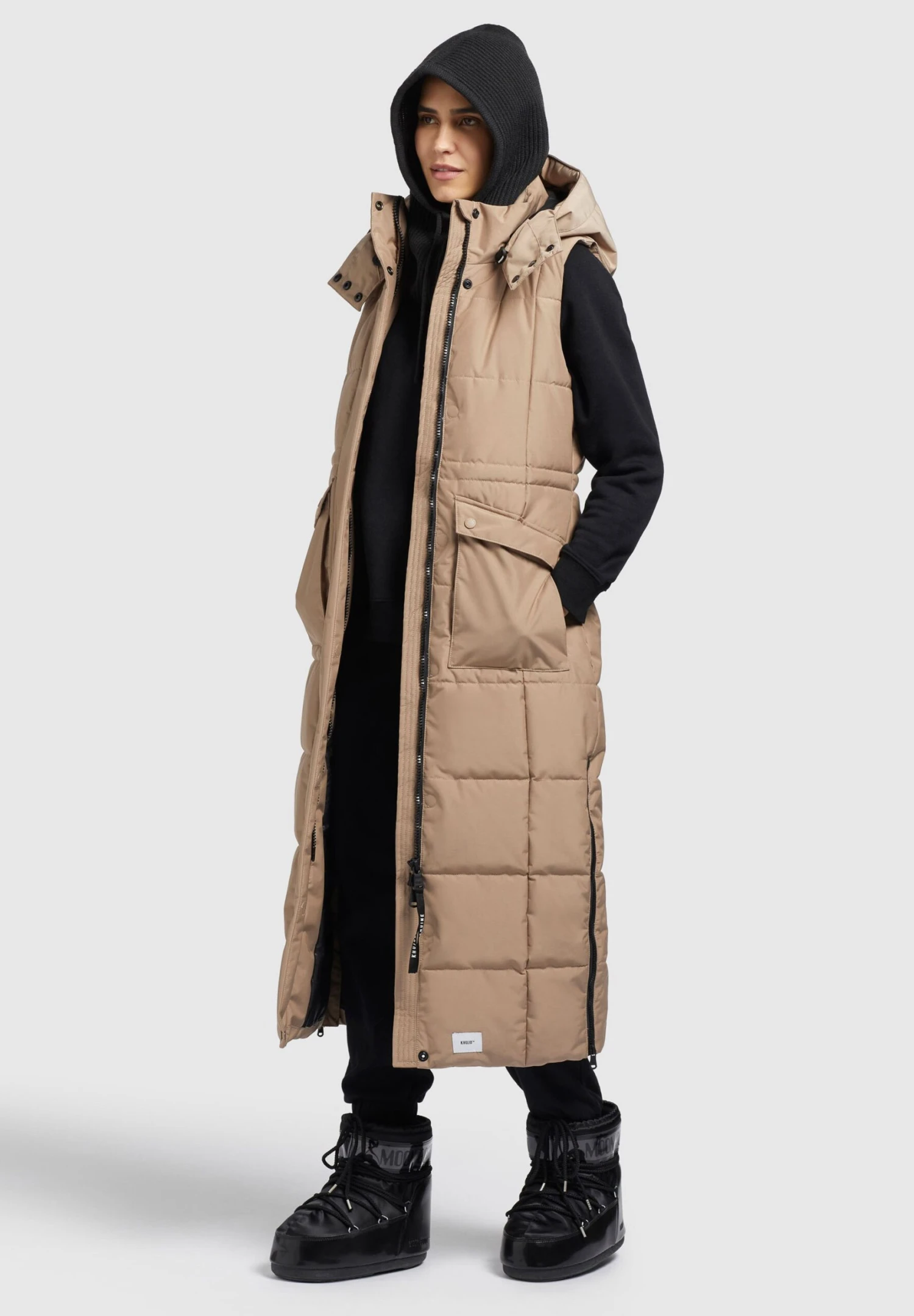 Khujo EloraSmanicatoBeige Donna Giacche E Blazer KH121G0EC-B11 7 Khujo EloraSmanicatoBeige Donna Giacche E Blazer KH121G0EC-B11 - immagine 7