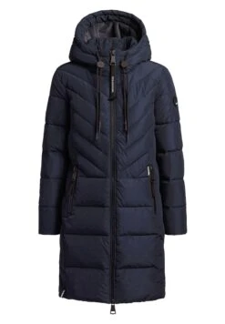 Khujo MuggCappotto InvernaleDunkelblau Donna Cappotti KH121U152-K11 -Delem 4775f3ce2fd44603ba2f8e7807d0fe87