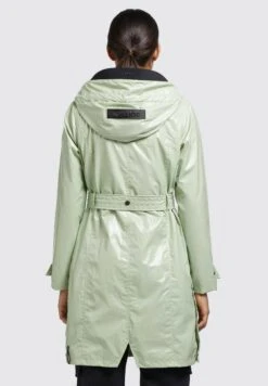 Khujo Alecia - Trench - Blassgrün -Delem 48dd8912a67340938626797ca0bf2b51