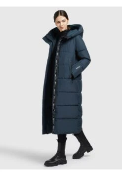 Khujo Soulani2Cappotto InvernaleDunkelblau Donna Cappotti KH121U19Q-K11 -Delem 4983e8e0671d48e0b53fb921269ce606