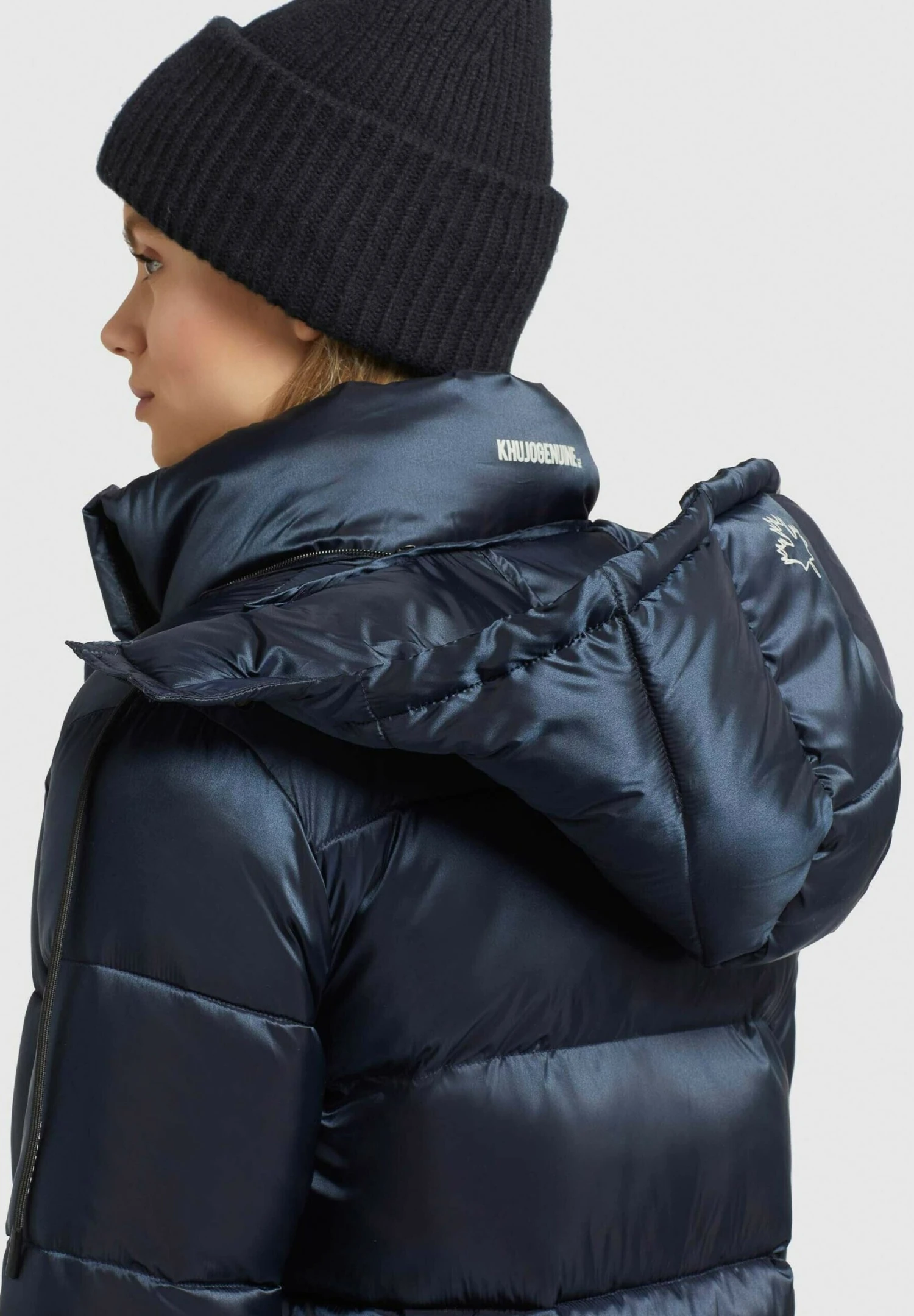 Khujo Word SatinCappotto InvernaleDunkelblau Donna Cappotti KH121U157-K11 6 Khujo Word SatinCappotto InvernaleDunkelblau Donna Cappotti KH121U157-K11 - immagine 6