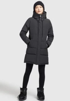 Khujo MatsCappotto InvernaleGrau Donna Cappotti KH121U15U-C11 -Delem 4a81983288e04e5290316c22d7c6c3ab