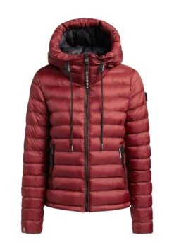 Khujo Lovina ShineGiacca InvernaleRostrot Donna Giacche E Blazer KH121U13W-G11 -Delem 4be0356b3bdc4253a1a6d17a33ee6389