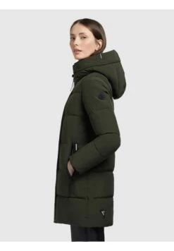 Khujo WeterCappotto InvernaleOliv Donna Cappotti KH121U1BZ-N11 -Delem 4c55f3b02f0c4b1d9e65d955e8331729