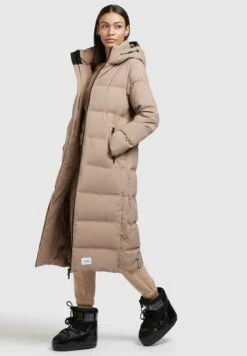 Khujo LareaCappotto InvernaleBeige Donna Cappotti KH121U151-B11 -Delem 4e2cd9d2b5094b3dac7a85e3180fb23b