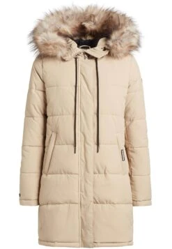 Khujo Mantel JarvanaCappotto InvernaleBeige Donna Cappotti KH121U10J-B11 -Delem 4e46f0f0b235456c9ccf501d8122fc3d