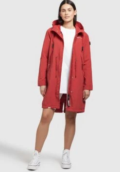 Khujo Adda - Parka - Rot -Delem 4f6510cf224f4cb19be19cfab6f12646