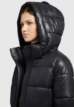 Khujo Saima ShinyCappotto InvernaleSchwarz Donna Cappotti KH121U1C0-Q11 -Delem 5022d1b0d3604f53a5750b3147d2eec7