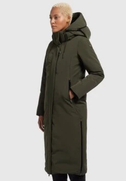 Khujo LofiCappotto InvernaleDunkelgrün Donna Cappotti KH121U1CX-M11 -Delem 502b6424b7304feba38085c386cea7eb
