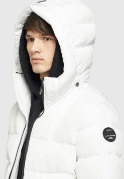 Khujo SumoGiacca InvernaleNaturweiß Uomo Giacche KH122T0DO-A11 -Delem 539bd78d0ced49f4a622cdddfaa78781