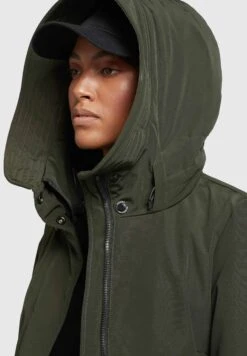 Khujo Charlyn - Cappotto Invernale - Dunkelgrün -Delem 548ce2ec97464ee9a3ed6f3c0f140a53