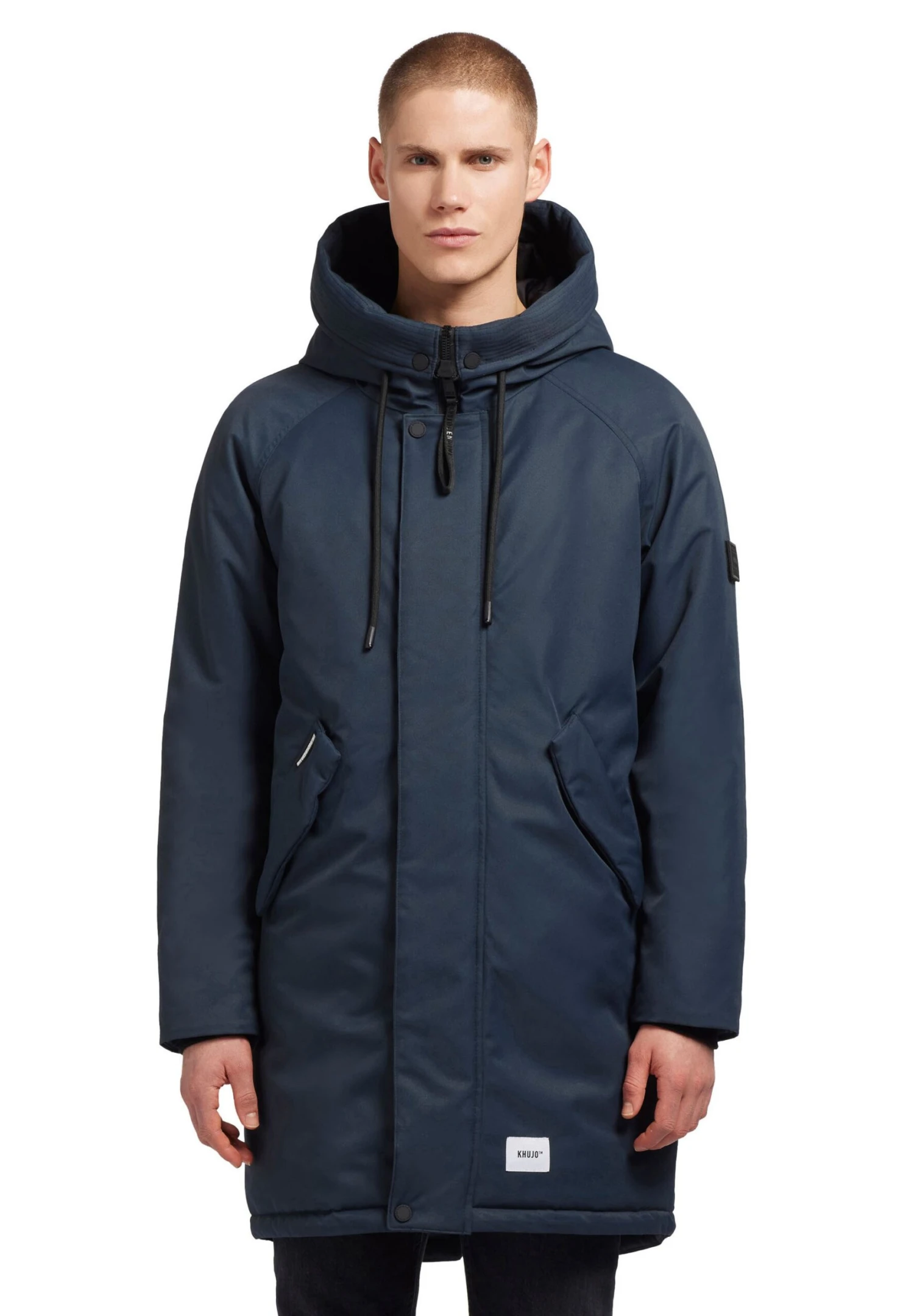 Khujo HantCappotto InvernaleDunkelblau Uomo Cappotti KH122T0FY-K11 8 Khujo HantCappotto InvernaleDunkelblau Uomo Cappotti KH122T0FY-K11 - immagine 8