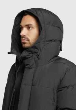 Khujo PatoCappotto InvernaleSchwarz Uomo Cappotti KH122T0DZ-Q11 -Delem 572b2246b2f24002828b839c5f89f07e