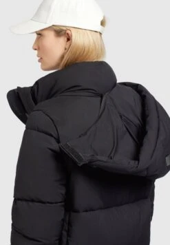 Khujo Lucia MattCappotto InvernaleSchwarz Donna Cappotti KH121U19V-Q11 -Delem 57a0d9ace3584afbb1a6cb56199e615d