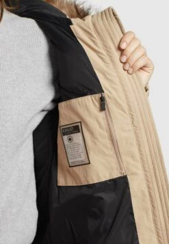 Khujo Mantel JarvanaCappotto InvernaleBeige Donna Cappotti KH121U10J-B11 -Delem 57d9d54bf02242bebae844ab5c4fd170