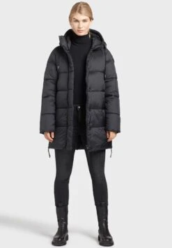 Khujo NidaleeCappotto InvernaleSchwarz Donna Cappotti KH121U0YM-Q11 -Delem 57f8f166ab9941e285858ab66dcd5016