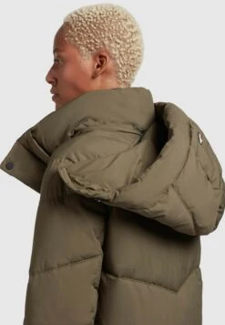 Khujo Torino2Cappotto InvernaleKhaki Grün Donna Cappotti KH121U14V-N11 -Delem 59c87c54f4444cd797663c971e63c281