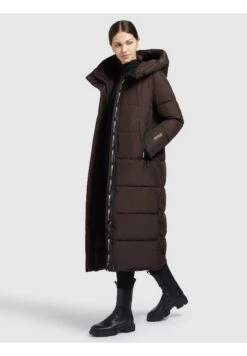 Khujo Soulani2Cappotto InvernaleDunkelbraun Donna Cappotti KH121U19Q-O11 -Delem 5b32b46c812640628b6e814b683f7a7e